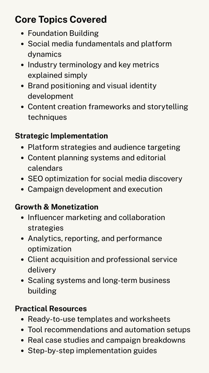 The Social Media Marketing Blueprint : Your Complete Blueprint to Social Media Mastery